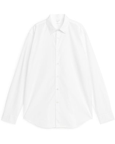 ARKET Poplin Dress Shirt - White