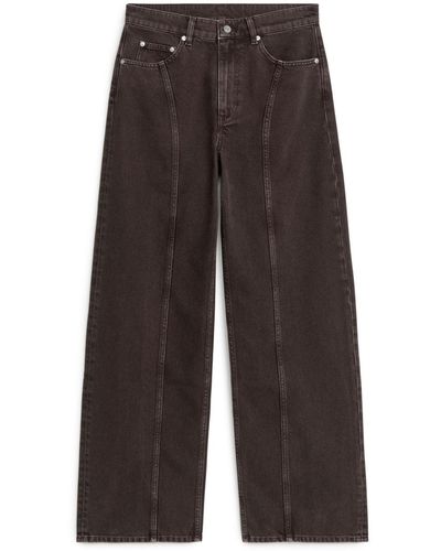 ARKET Overdyed Pintuck Jeans - Multicolour