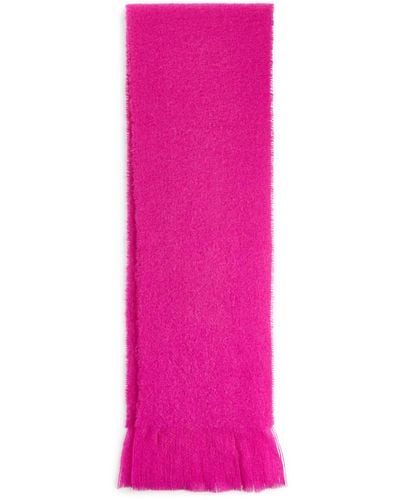 ARKET Wool Blend Scarf - Pink