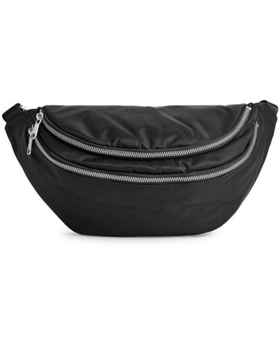 ARKET Nylon Bum Bag - Black