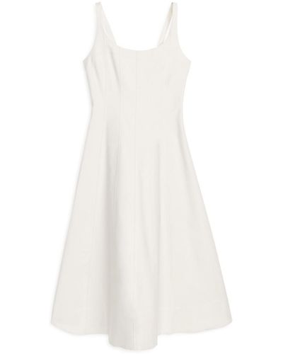 ARKET Kleid Mit U-Ausschnitt - Weiß