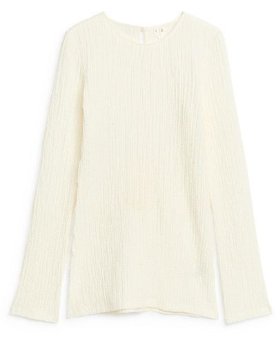 ARKET Textured Top - White