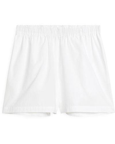 ARKET Cotton Pull-on Shorts - White