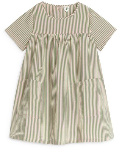 ARKET Pima Cotton Poplin Dress - Multicolour