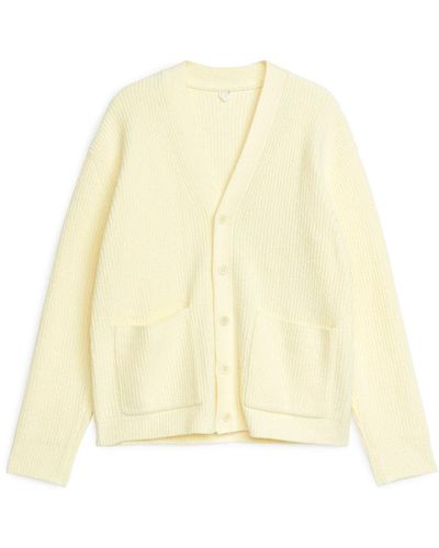 ARKET V-neck Cardigan - Natural