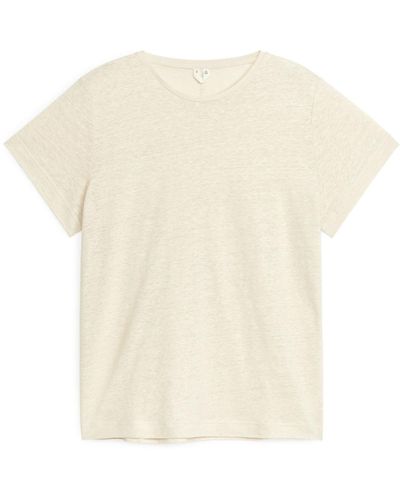 ARKET Linen Jersey Shirt - White