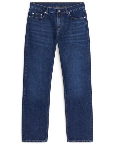 ARKET Hazel Low Straight Jeans - Blau