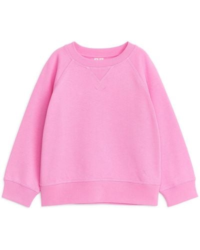ARKET Cotton Sweatshirt - Pink