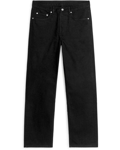 ARKET Ocean Loose Straight Jeans - Black
