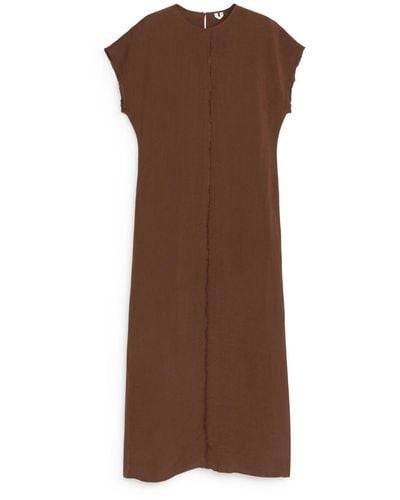ARKET Cap-sleeve Dress - Brown