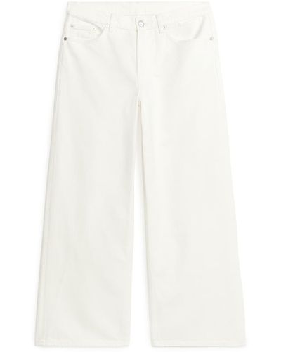 ARKET Cloud Low Loose Jeans - Weiß