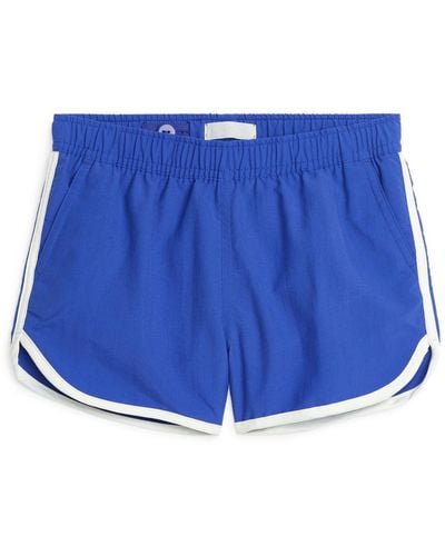 ARKET Contrast Binding Swimshorts - Blue