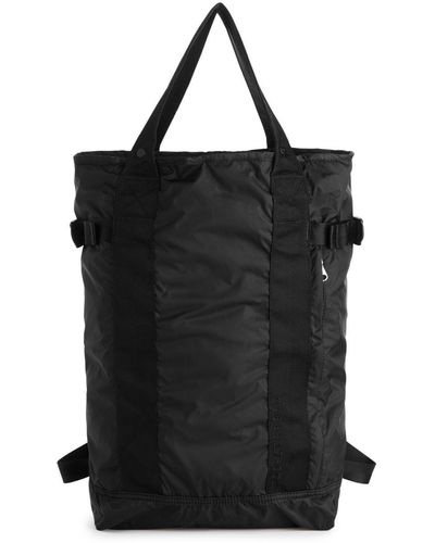 ARKET Packable 2-way Backpack - Black