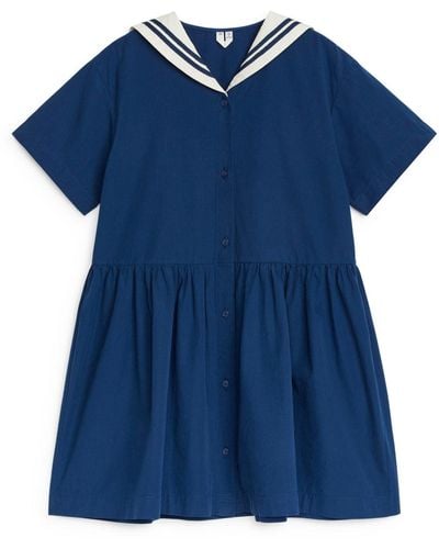 ARKET Sailor Dress - Blue