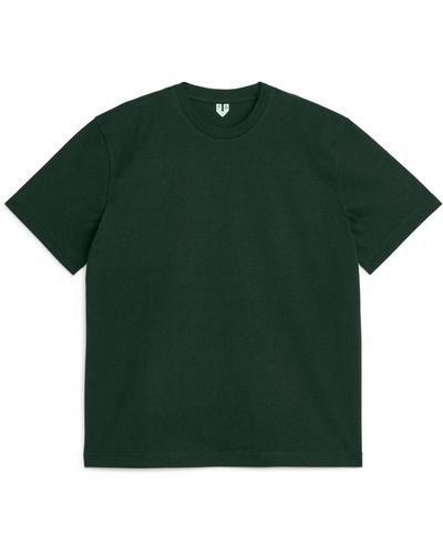ARKET Oversized Heavyweight T-shirt - Green