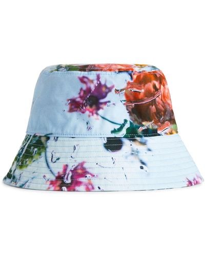 ARKET Slow Flowers Bucket Hat - White