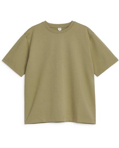 ARKET Interlock T-shirt - Green