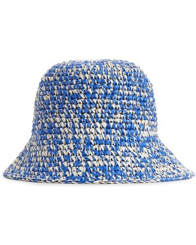 ARKET Straw Hat Straw Hat - Blue