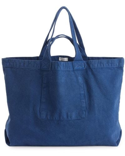 ARKET Cotton Canvas Bag - Blue