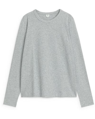 ARKET Long-sleeved T-shirt - Grey