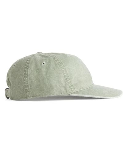 ARKET Washed Cotton Cap - Green