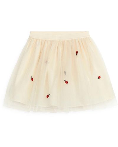 ARKET Tulle Skirt - Natural