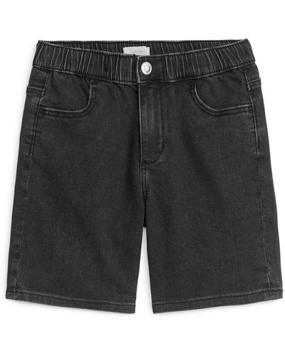 ARKET Denim Shorts - Black