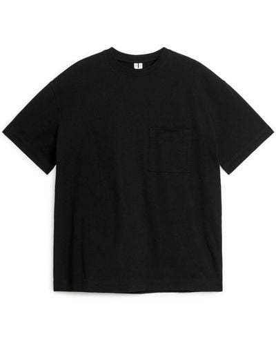 ARKET Oversized Heavyweight T-shirt - Black