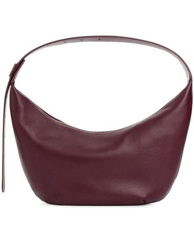 ARKET Mid Size Curved Shoulder Bag - Purple