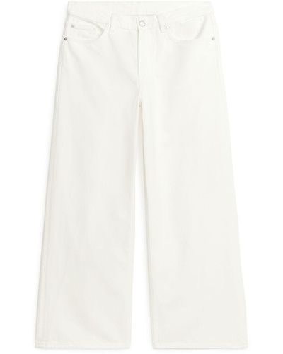 ARKET Cloud Low Loose Jeans - White