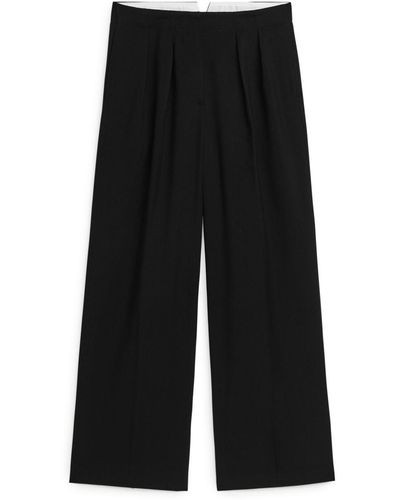ARKET Wool Trousers - Black