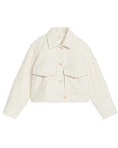 ARKET Textured Jacket - White