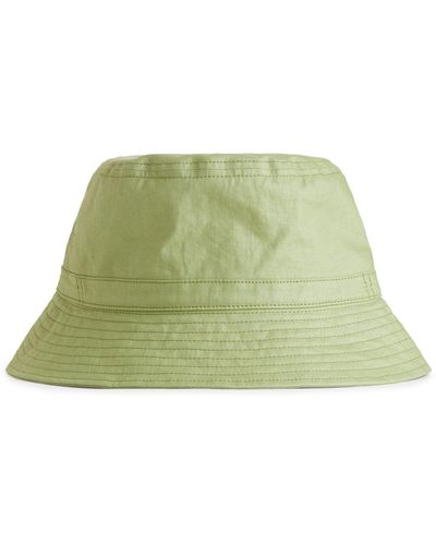 ARKET Coated Bucket Hat - Green