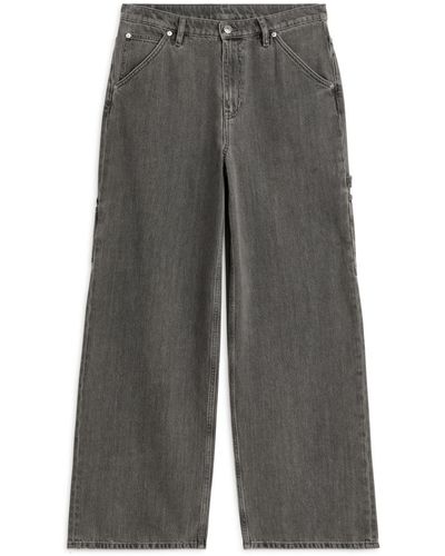 ARKET Willow Loose Jeans - Grey