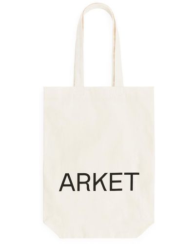 ARKET Canvas-Einkaufstasche Von - Weiß