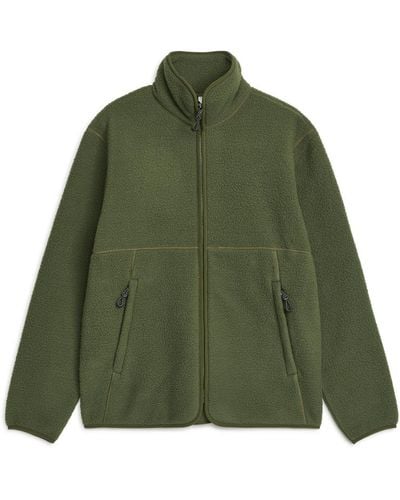 ARKET Active Fleece Jacket - Green