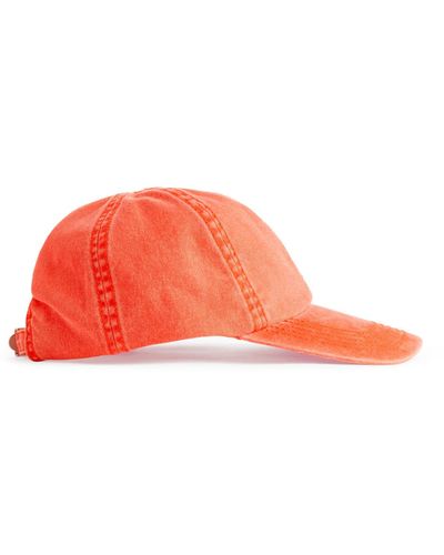 ARKET Washed Cap - Orange