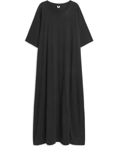 ARKET Relaxed Cotton Dress - Black