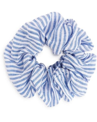 ARKET Linen Scrunchie - Blue