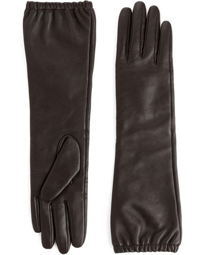 ARKET Leather Gloves - Black