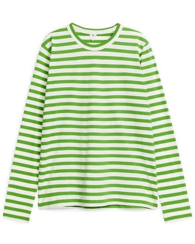 ARKET Langarm-T-Shirt - Grün