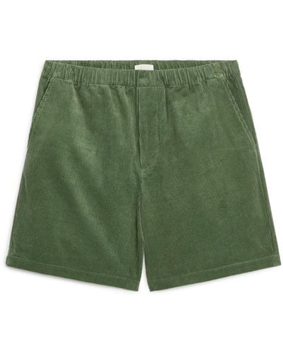 ARKET Corduroy Shorts - Green