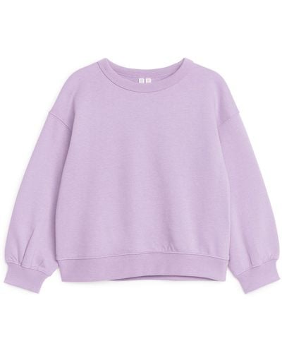 ARKET Relaxed Sweatshirt - Purple