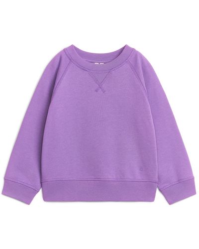 ARKET Cotton Sweatshirt - Purple