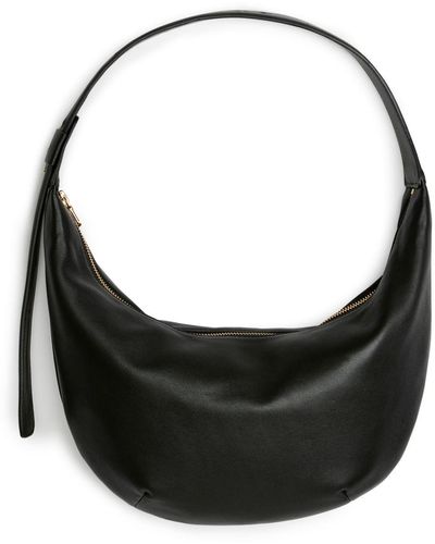 ARKET Mid Size Curved Shoulder Bag - Black