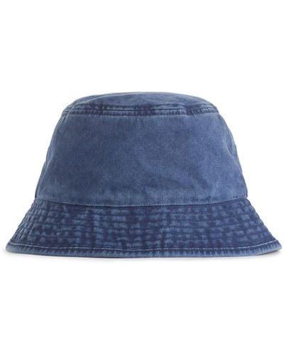 ARKET Washed Bucket Hat - Blue