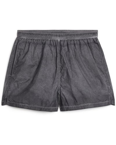 ARKET Active Garment-dyed Shorts - Grey