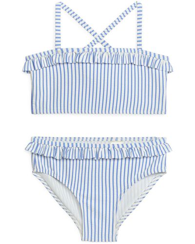 ARKET Frill Bikini Set - Blue