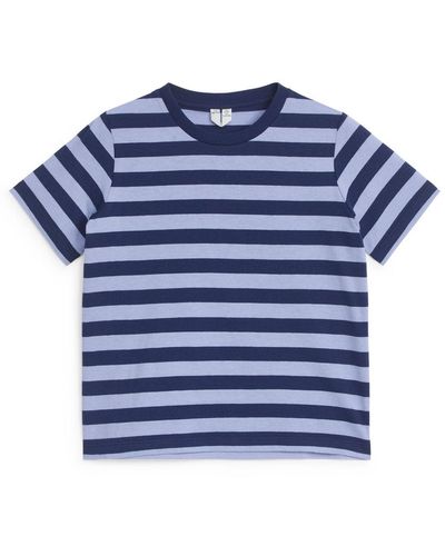 ARKET Stripe T-shirt - Blue