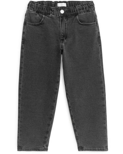 ARKET Pull-on Denim Trousers - Grey